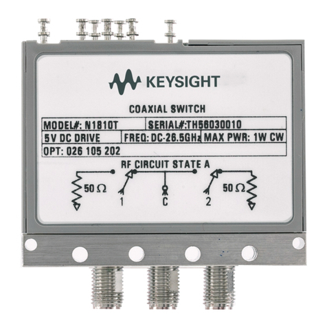 Keysight Technologies N1810 Series Service manual Keysight Technologies N1810 Series Service manual