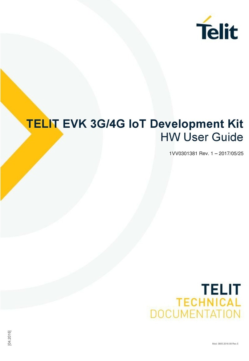 Telit Wireless Solutions EVK Series user guide