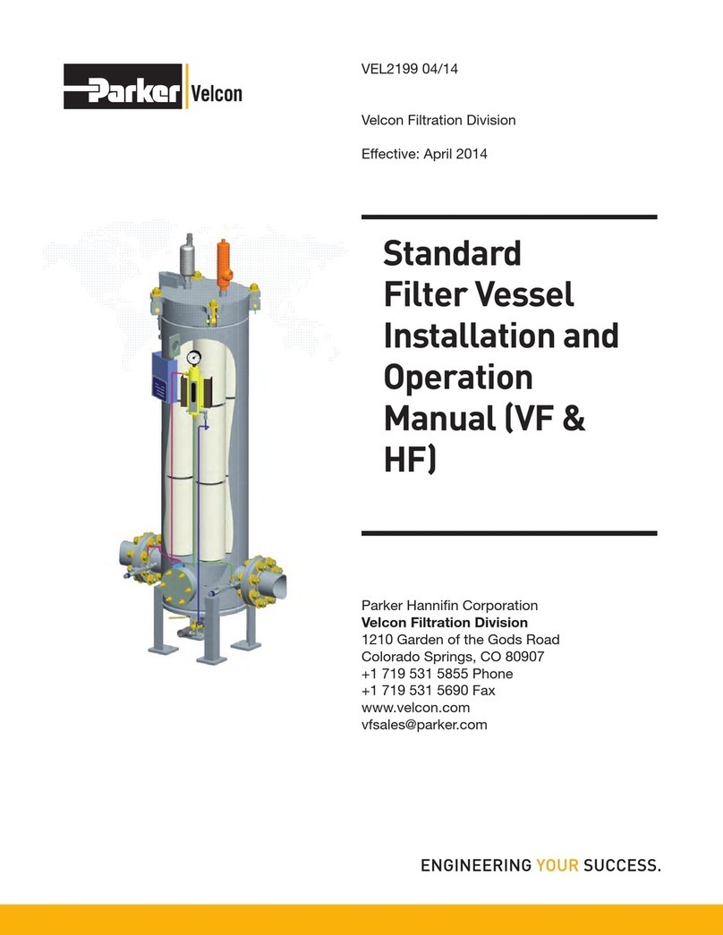 Parker Velcon VF Series User manual