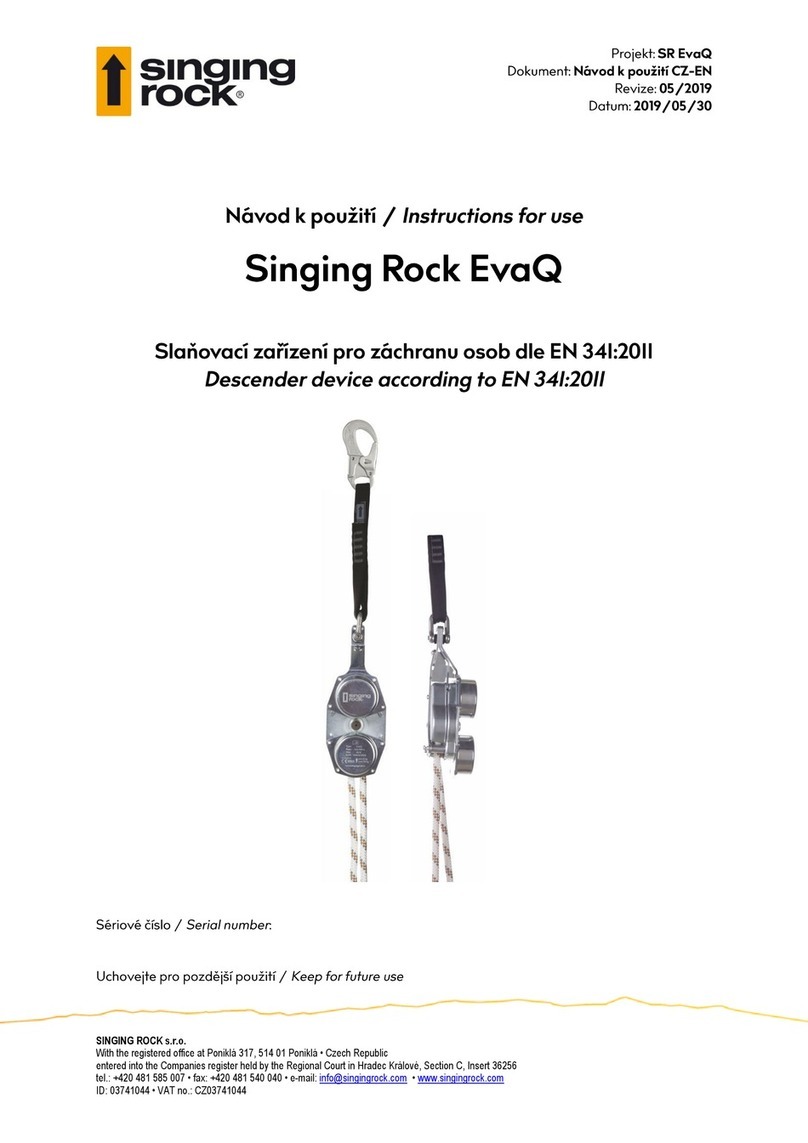 Singing rock EvaQ Instructions for use