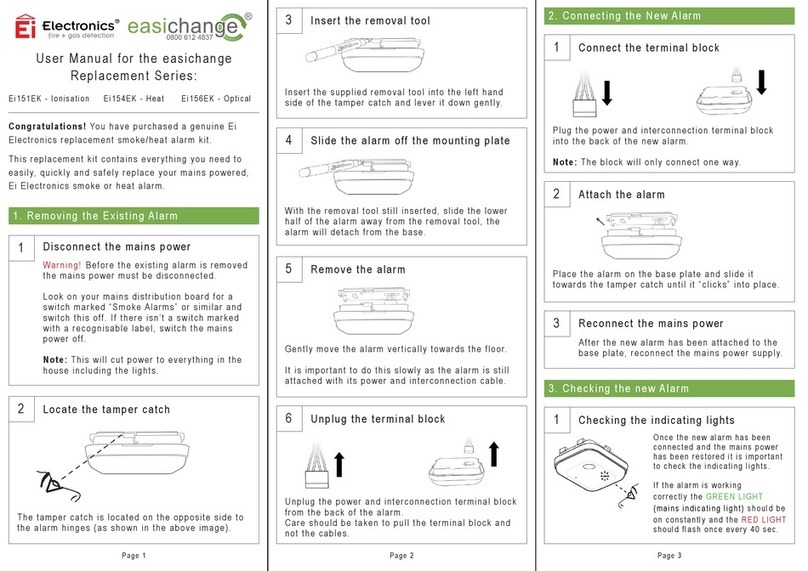 Ei Electronics Easichange Series user manual Ei Electronics Easichange Series user manual