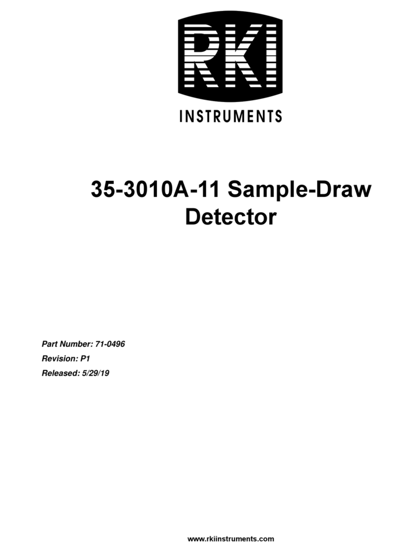 RKI Instruments 35-3010A-11 manual RKI Instruments 35-3010A-11 manual