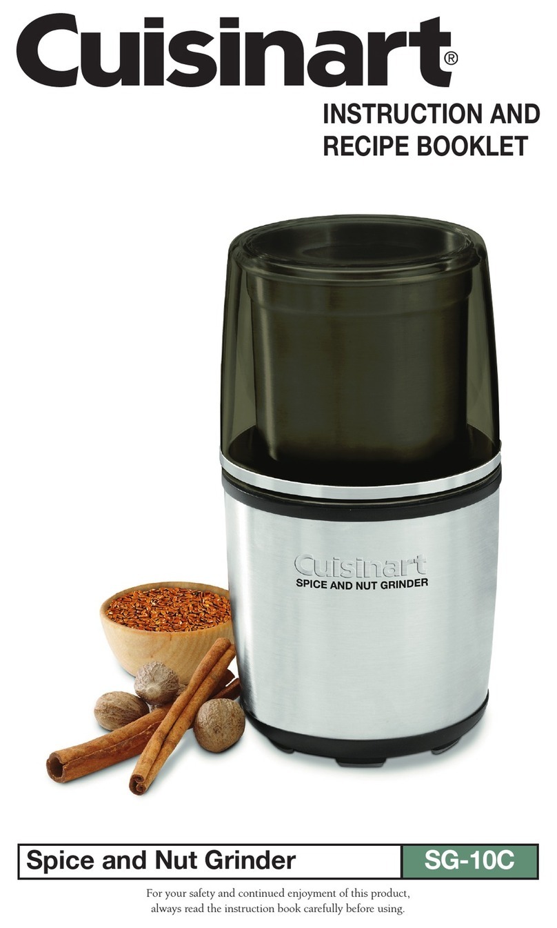 Cuisinart SG-10C Service manual