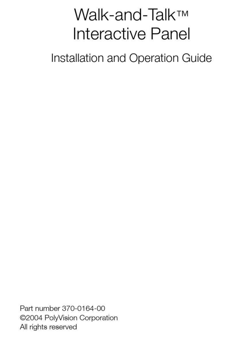 PolyVision Walk-and-Talk Operating instructions