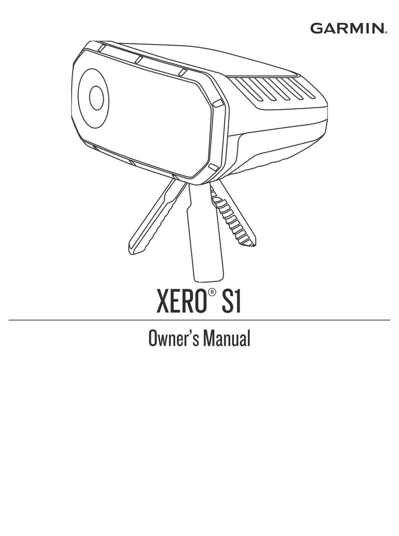 Garmin Xero S1 owner's manual
