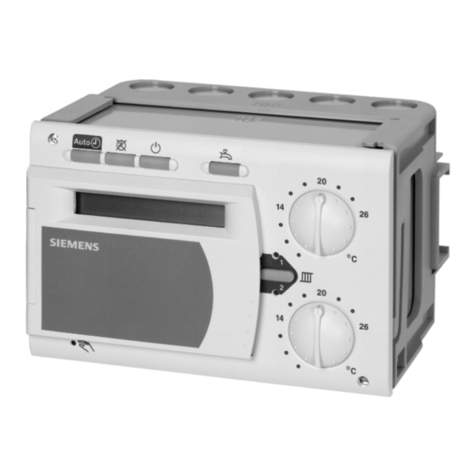 Siemens RVD240 Operator's manual
