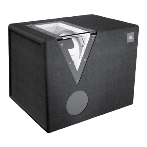 JBL BANDPASS GT-12BP User manual