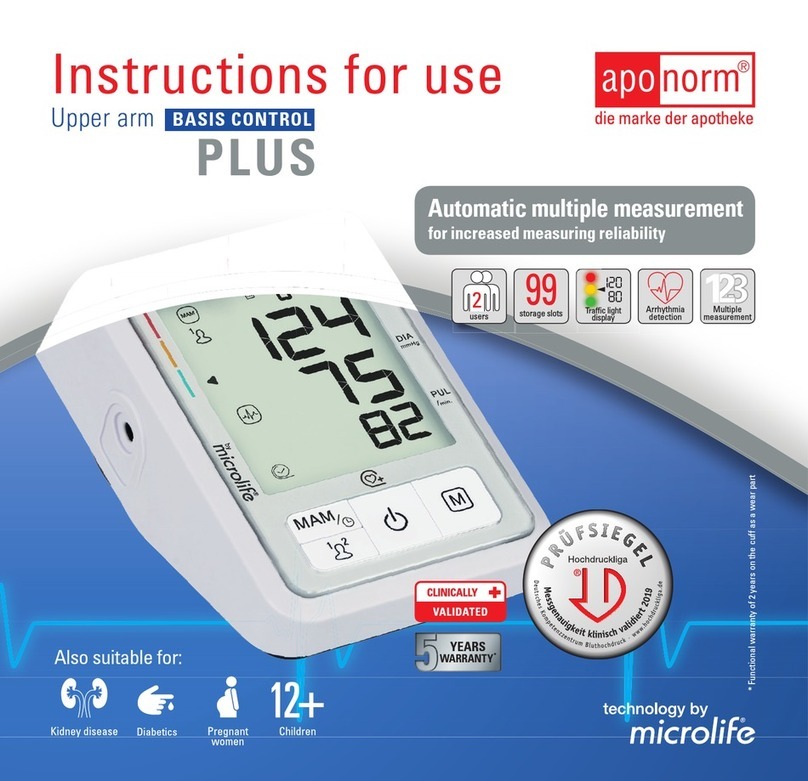 Aponorm BASIS PLUS BLUETOOTH User manual