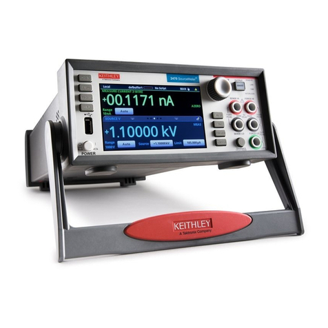 Tektronix Keithley SourceMeter 2470 User manual