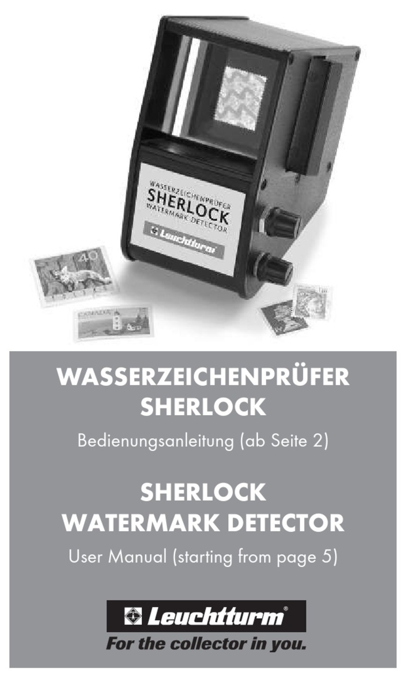 LEUCHTTURM SHERLOCK user manual