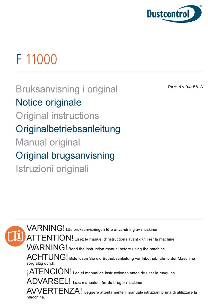 Dustcontrol F 11000 Original instructions