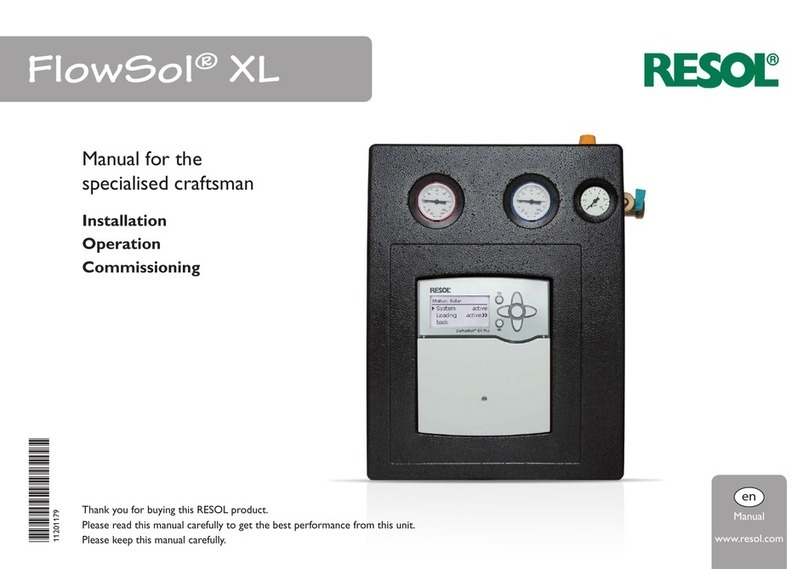Resol FlowSol XL User manual