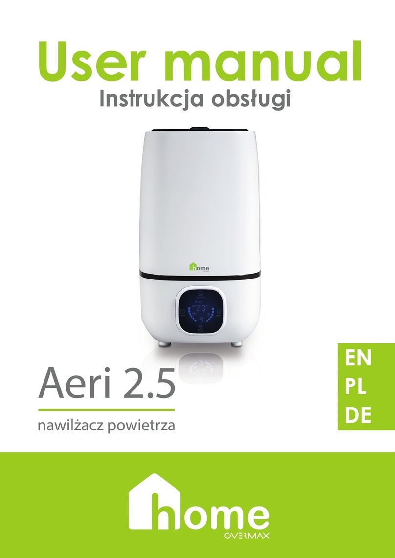 home overmax Aeri 2.5 user manual
