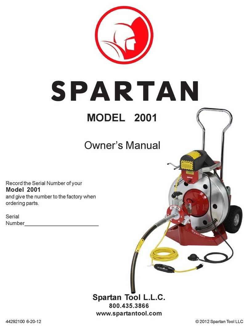 Spartan Tool 2001 owner's manual
