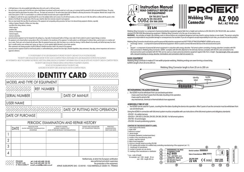 Protekt AZ 900 instruction manual Protekt AZ 900 instruction manual