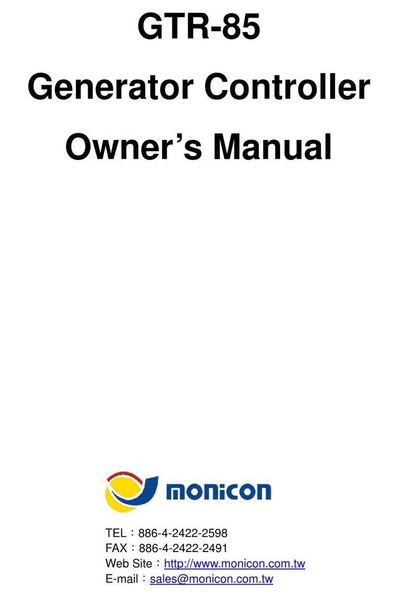 Monicon GTR-85 owner's manual