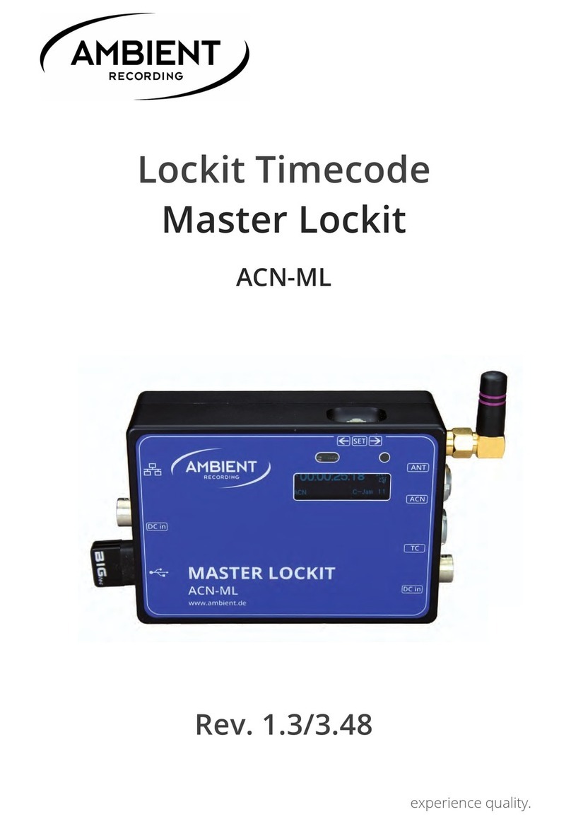 Ambient Master Lockit ACN-ML manual