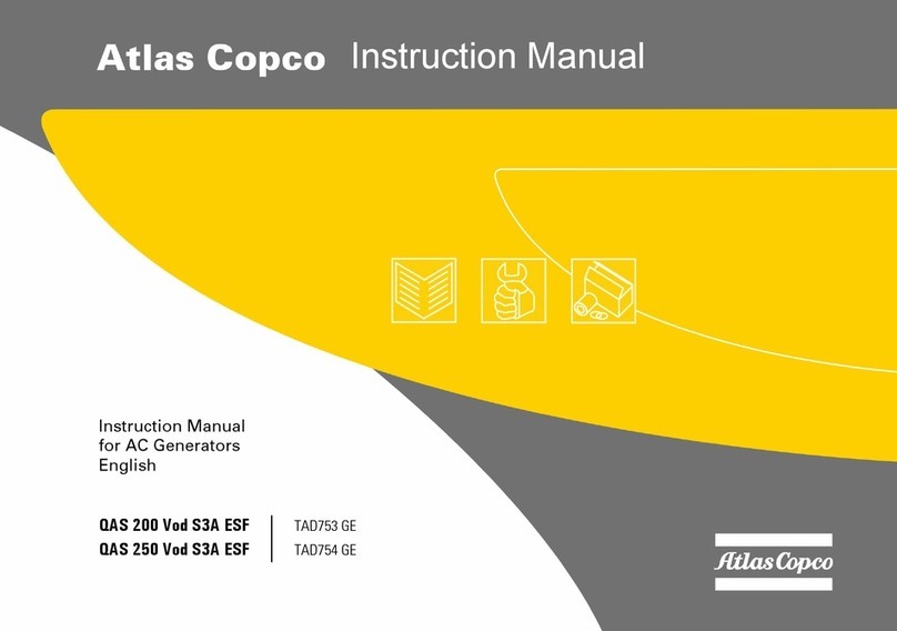 Atlas Copco QAS 200 VoD S3A ESF instruction manual