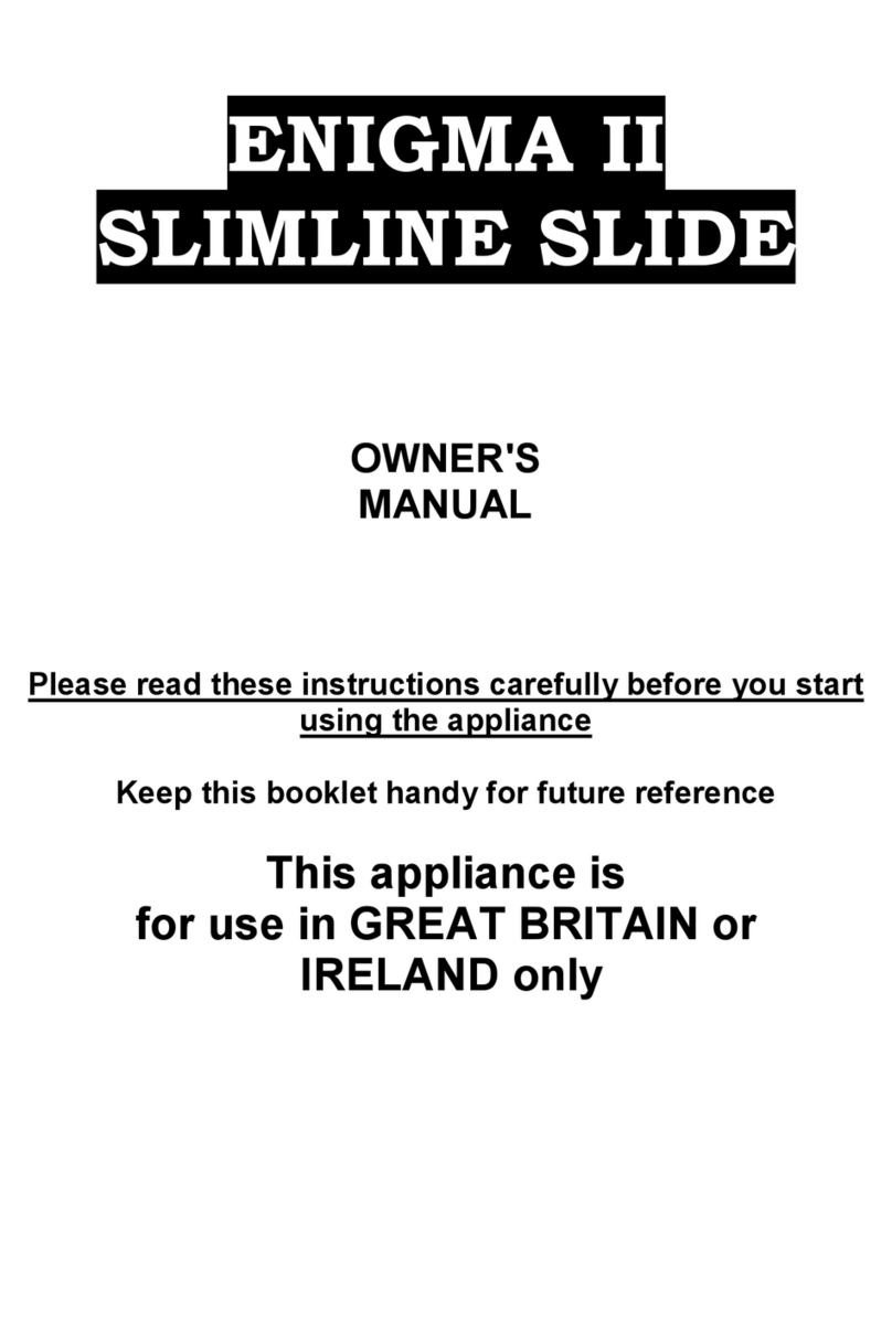 FDC ENIGMA II SLIMLINE SLIDE owner's manual