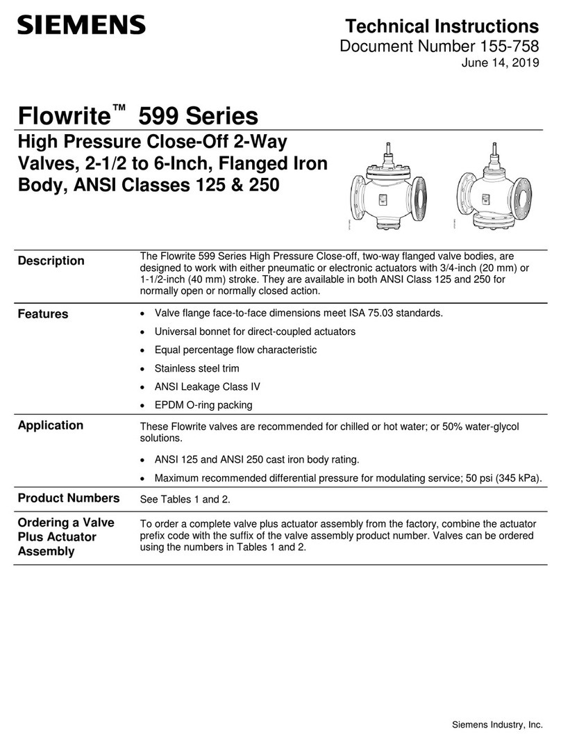 Siemens 599-06611 Technical instructions