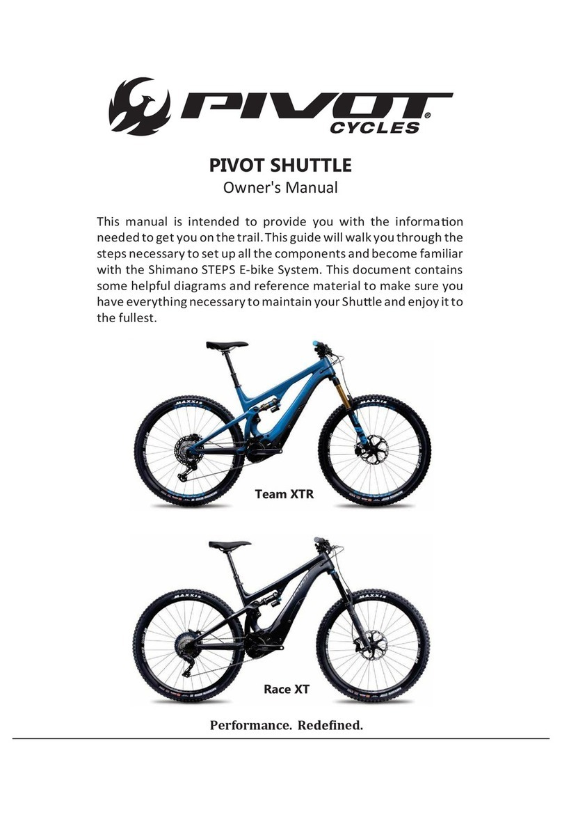 PIVOT cycles Shuttle Race XT User manual