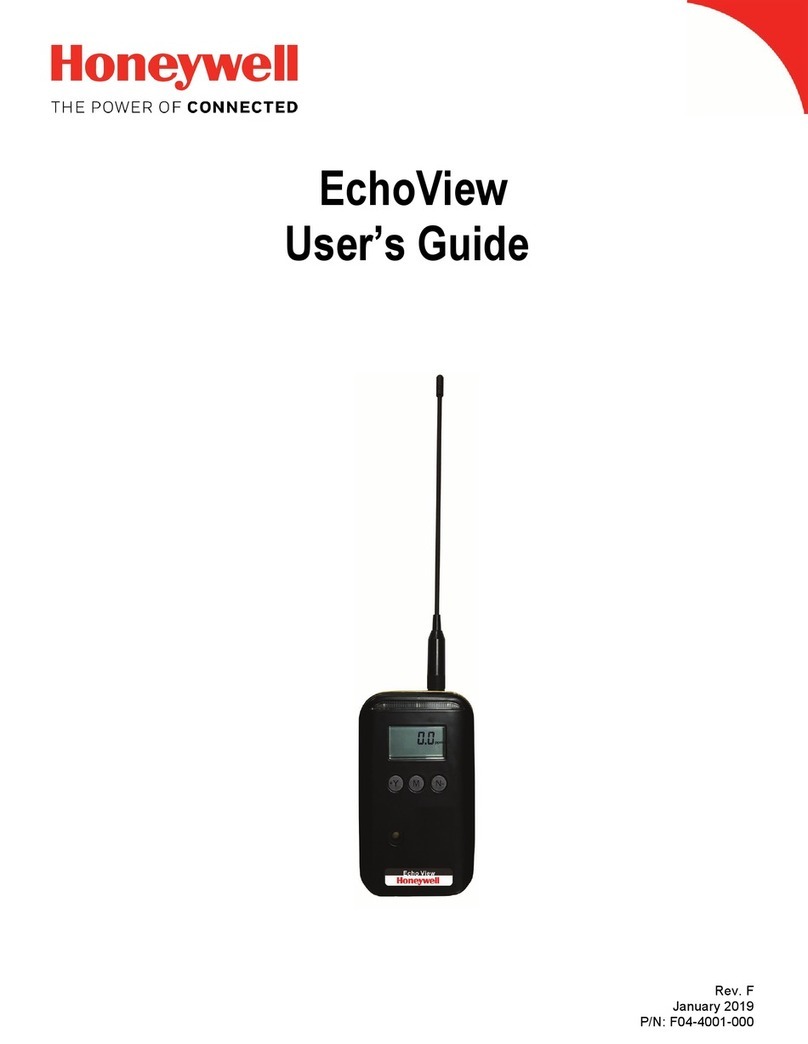Honeywell EchoView User manual Honeywell EchoView User manual