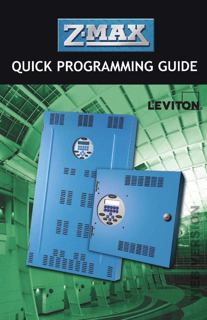 Leviton Z-MAX Series Operating instructions
