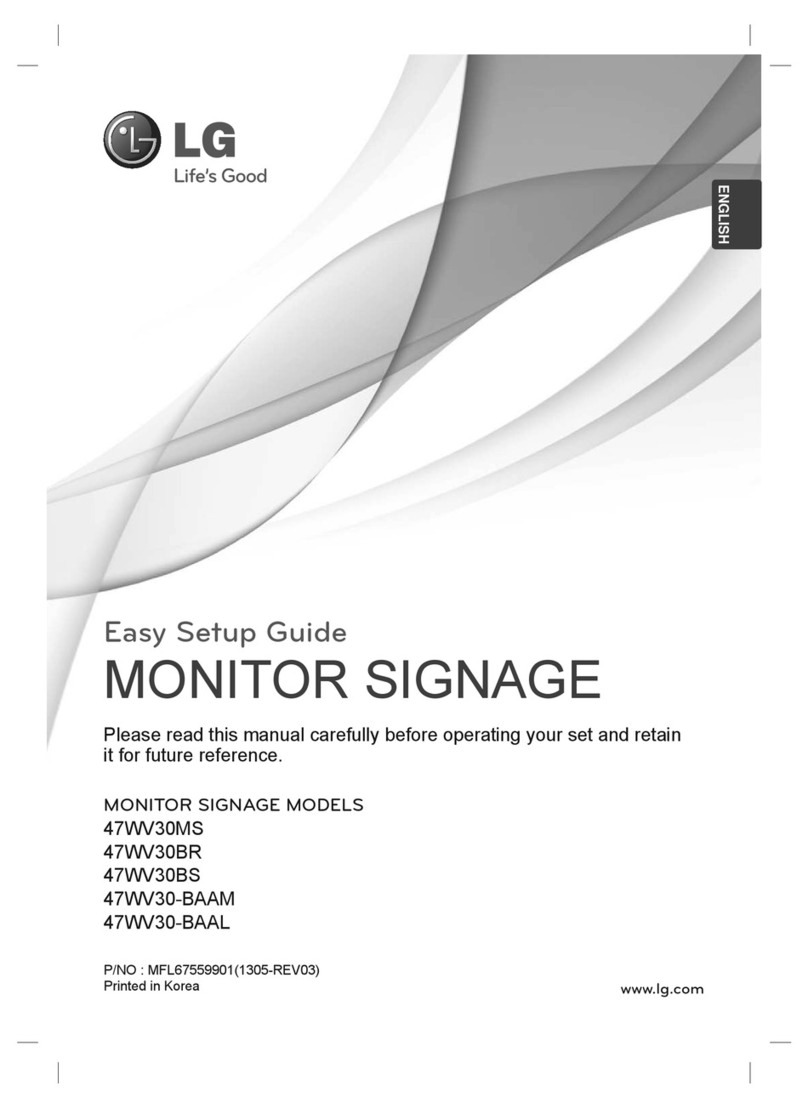 LG 47WV30MS Quick start guide