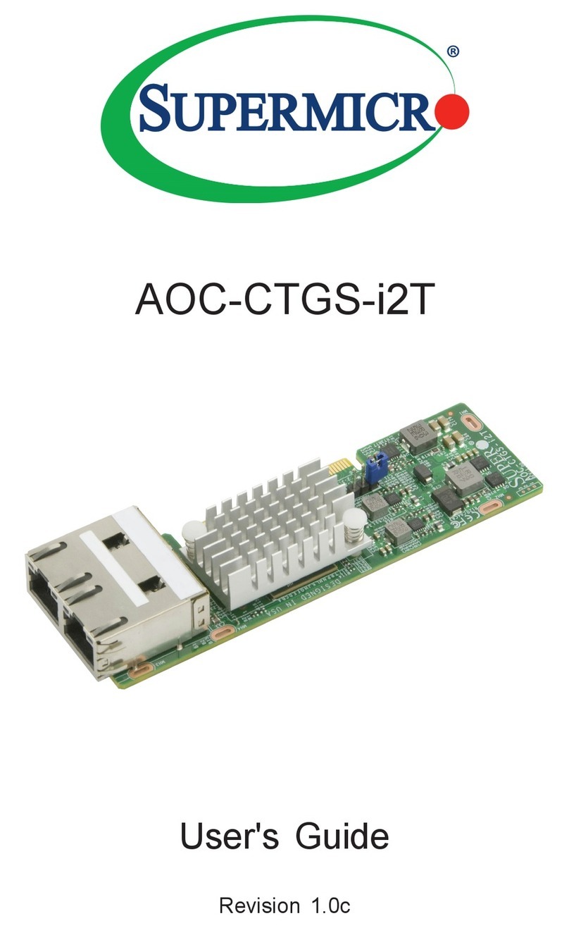 Supermicro AOC-CTGS-i2T User manual