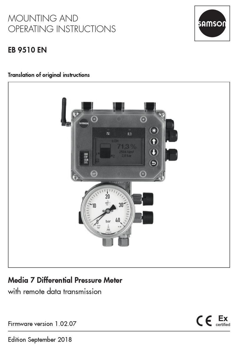 Samson Media 7 Mounting and operating instructions