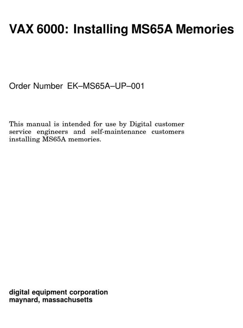 Digital Equipment VAX 6000 Series Instruction Manual Digital Equipment VAX 6000 Series Instruction Manual
