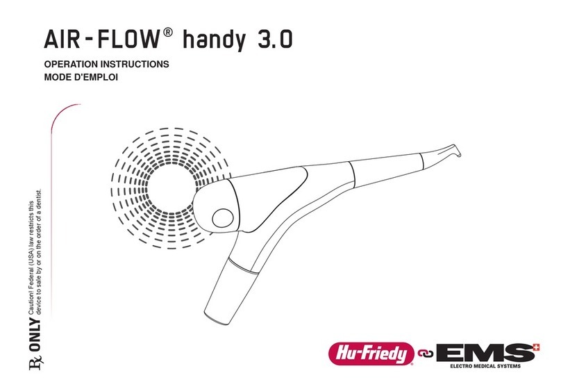Hu-Friedy EMS AIR-FLOW handy 3.0 Operation instructions