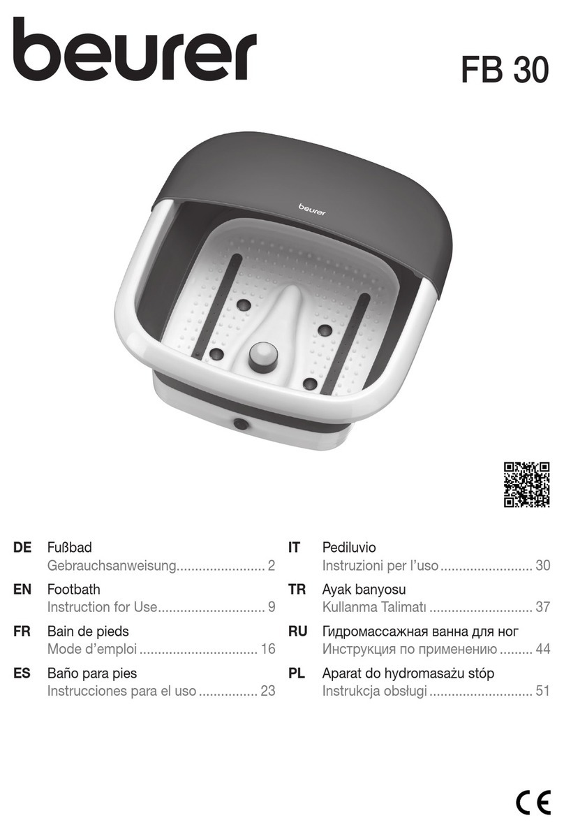Beurer FB 30 Instructions for use