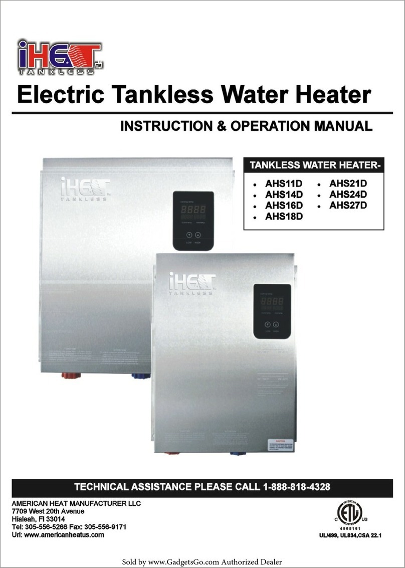 iHeat AHS11D instruction & operation manual iHeat AHS11D instruction & operation manual
