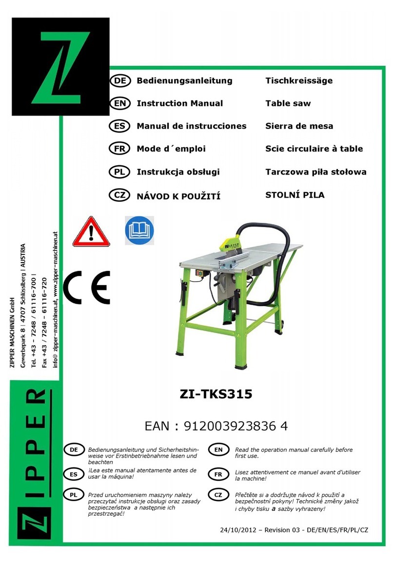 Zipper Mowers ZI-TKS315 instruction manual