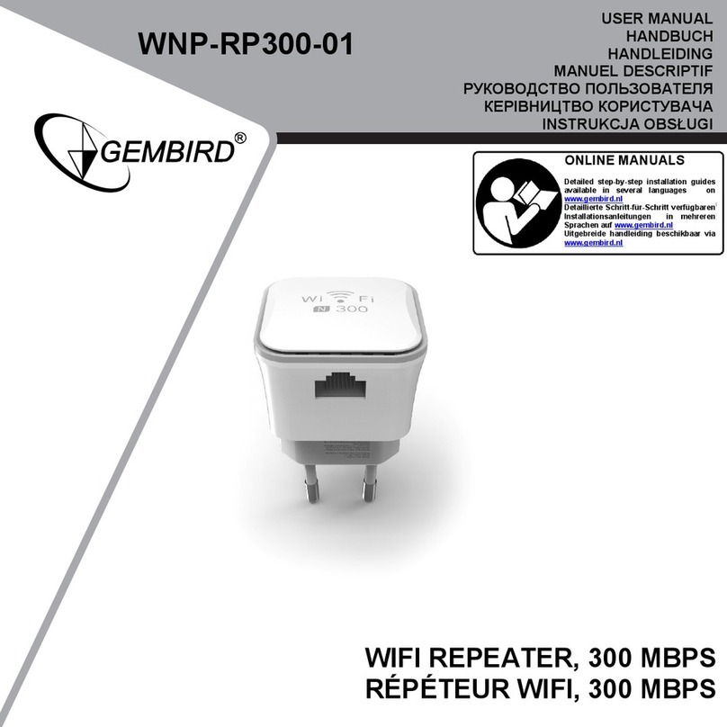 Gembird WNP-RP300-01 user manual
