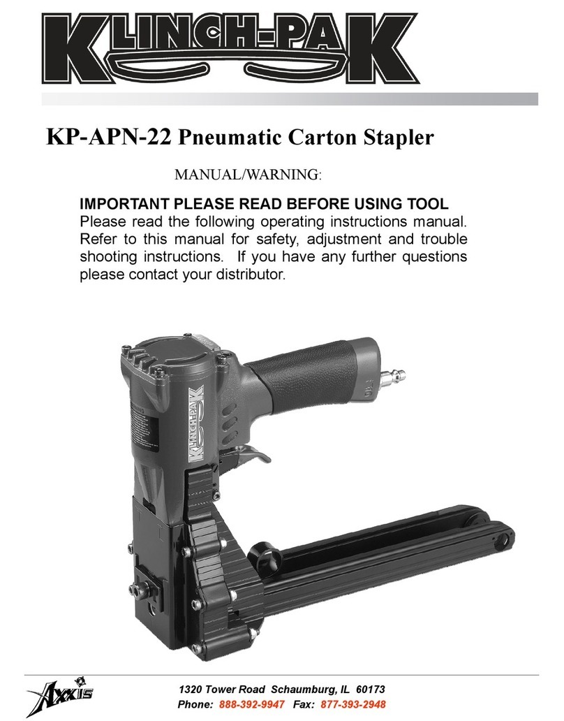 AXXIS KLINCH-PAK KP-APN-22 manual
