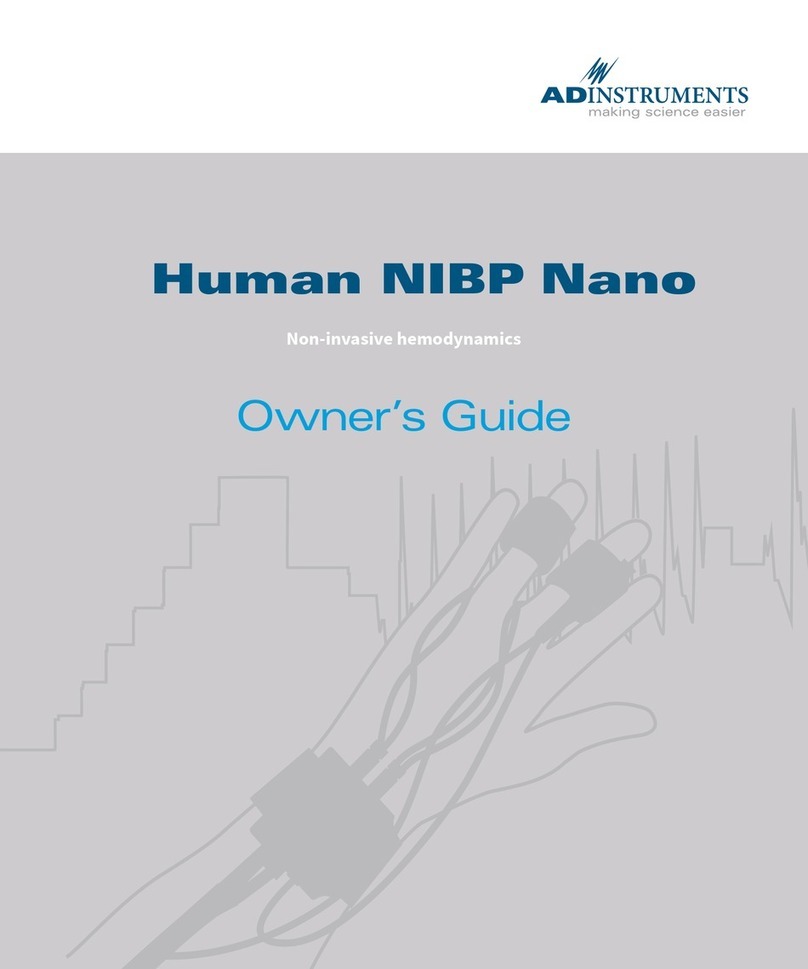 ADInstruments Human NIBP Nano User manual ADInstruments Human NIBP Nano User manual