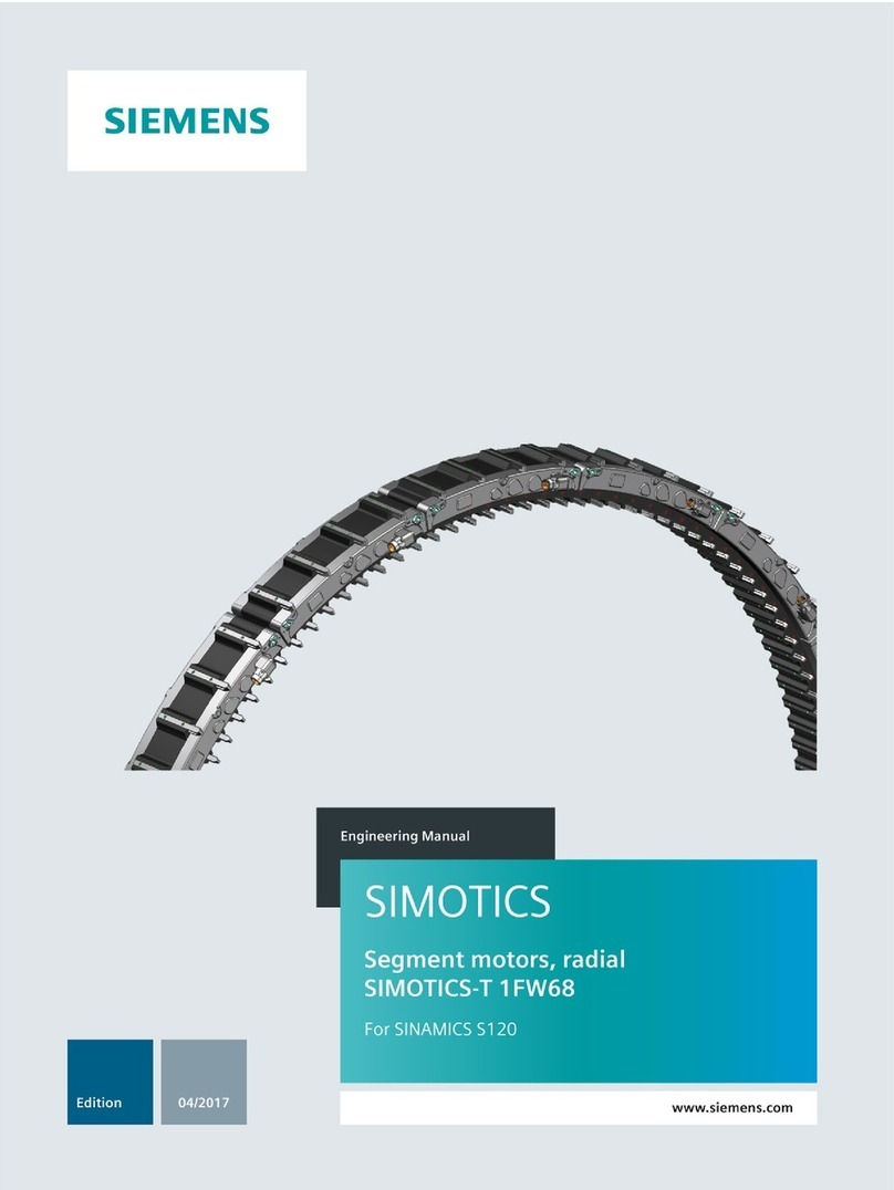 Siemens SIMOTICS-T 1FW68 Engineering manual Siemens SIMOTICS-T 1FW68 Engineering manual