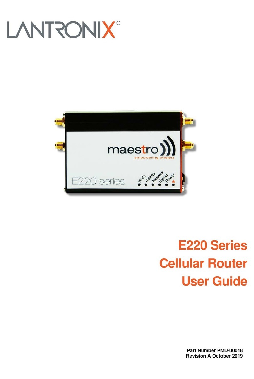 Lantronix Maestro E220 Series User manual