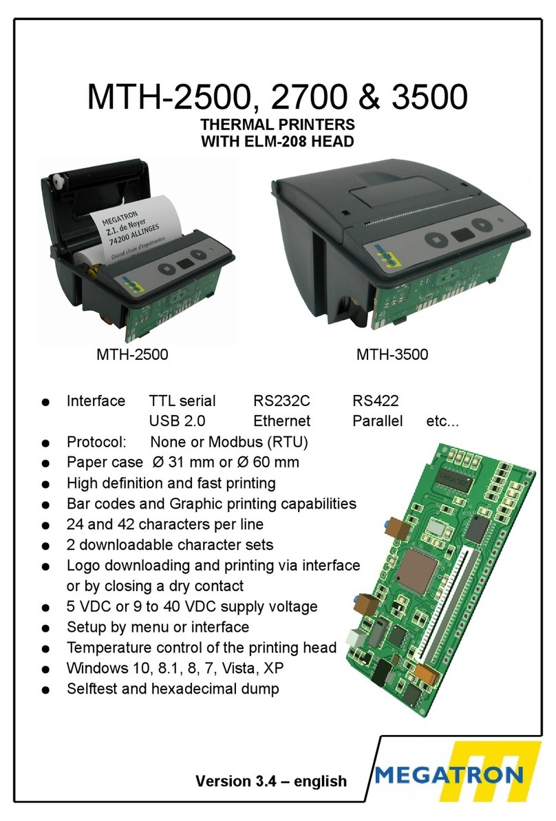 Megatron MTH-2500 User manual Megatron MTH-2500 User manual
