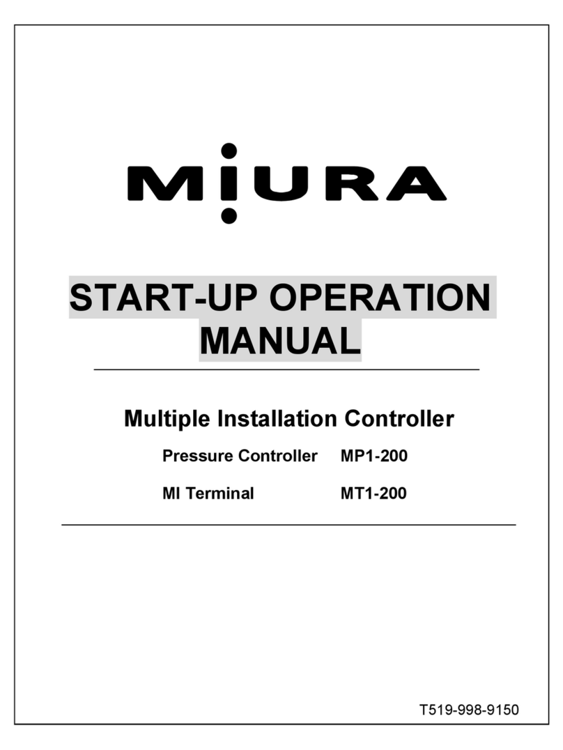 Miura MP1-200 Start up & operation manual Miura MP1-200 Start up & operation manual