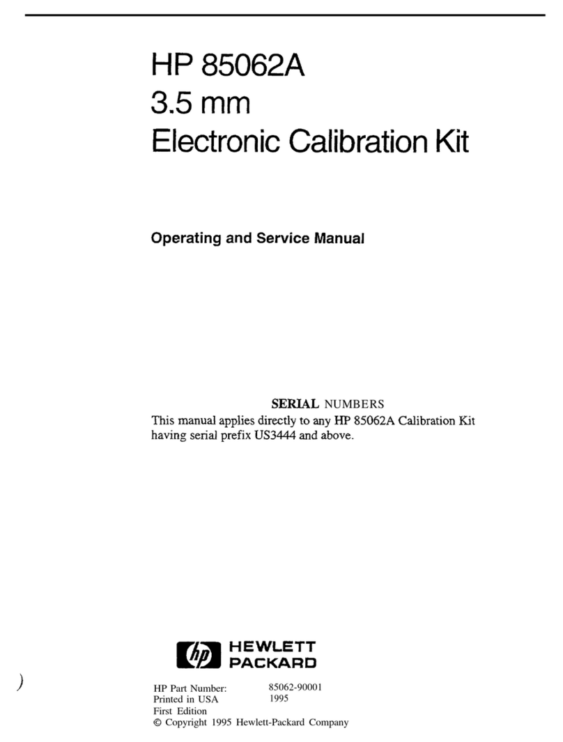 HP HP 85062A Operating and service manual