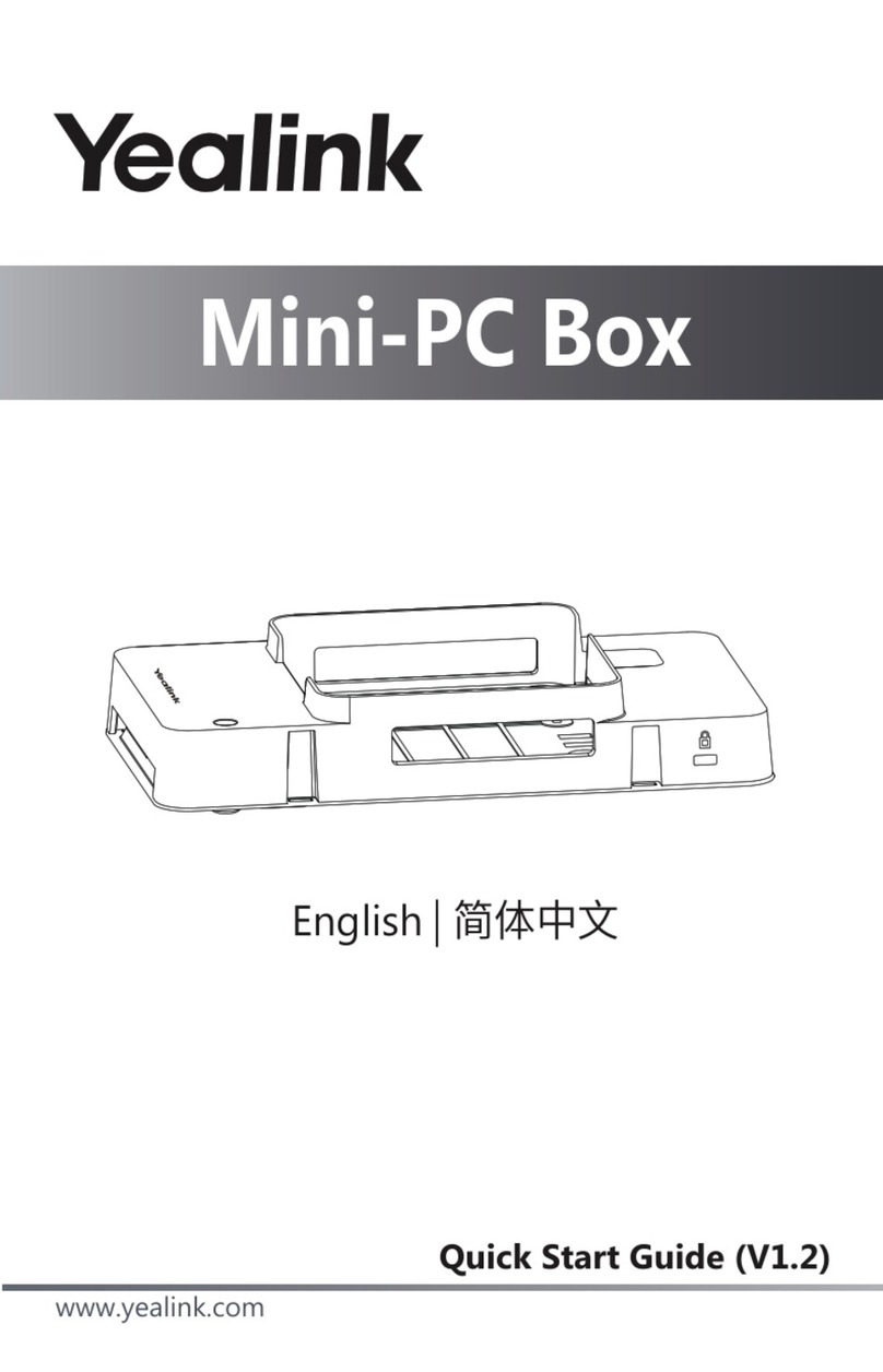 Yealink Mini-PC Box quick start guide