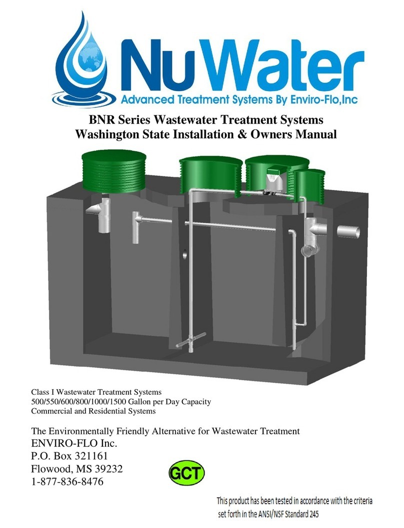 NuWater BNR Series Installation & owner's manual NuWater BNR Series Installation & owner's manual