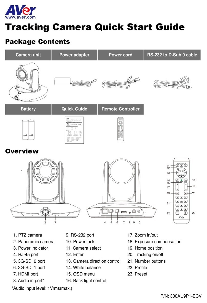 AVer Tracking Camera User manual