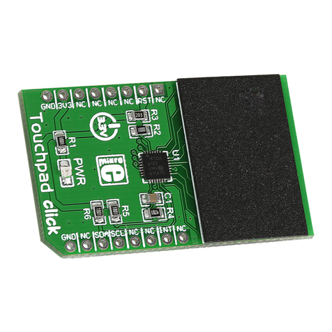 mikroElektronika Touchpad click quick start guide