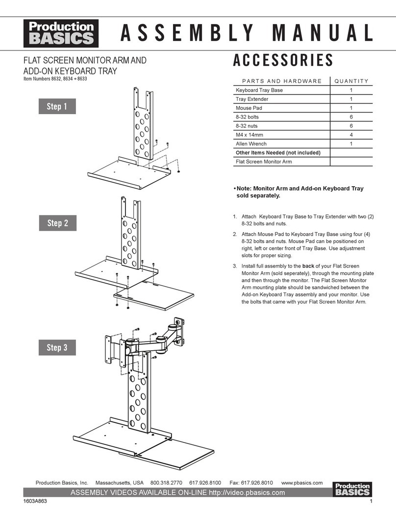 Production Basics 8632 User manual