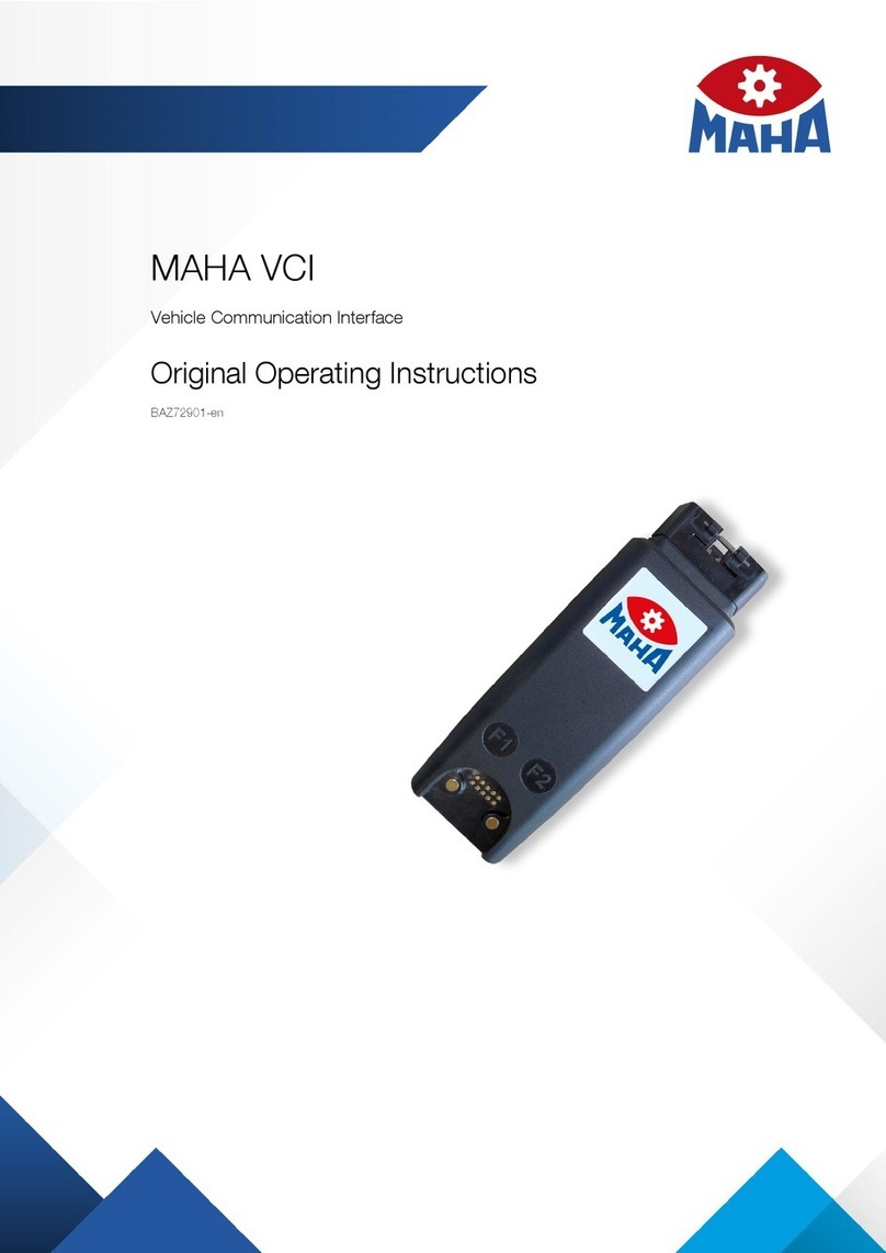 MAHA VCI Original operating instructions