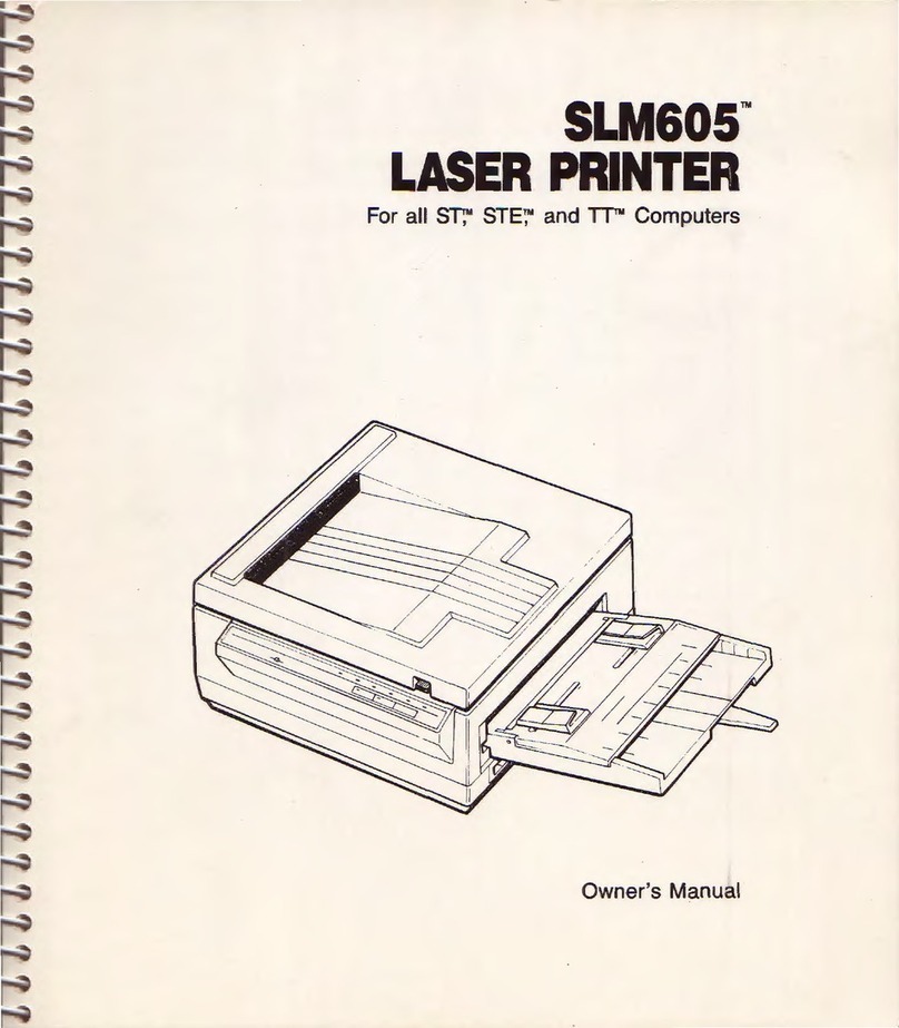 Atari SLM605 Series User manual